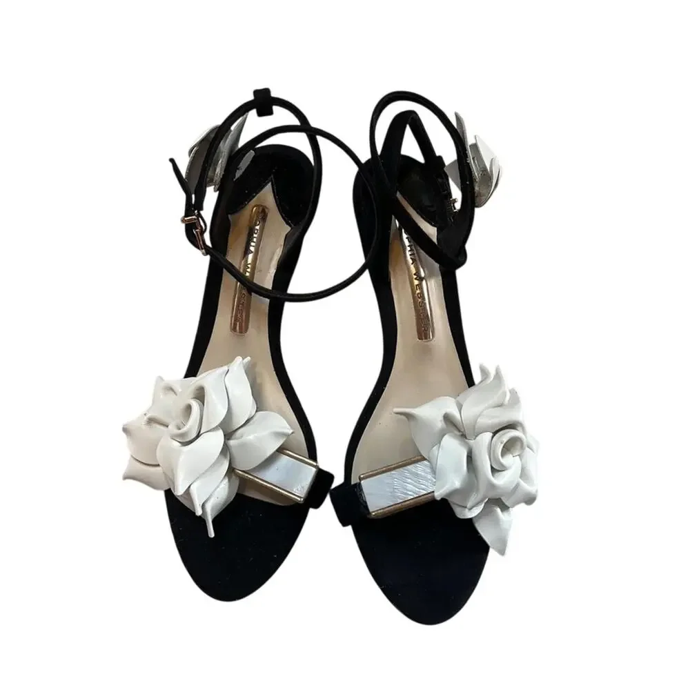 Sophia Webster Sandals In Black White - Picture 3 of 7